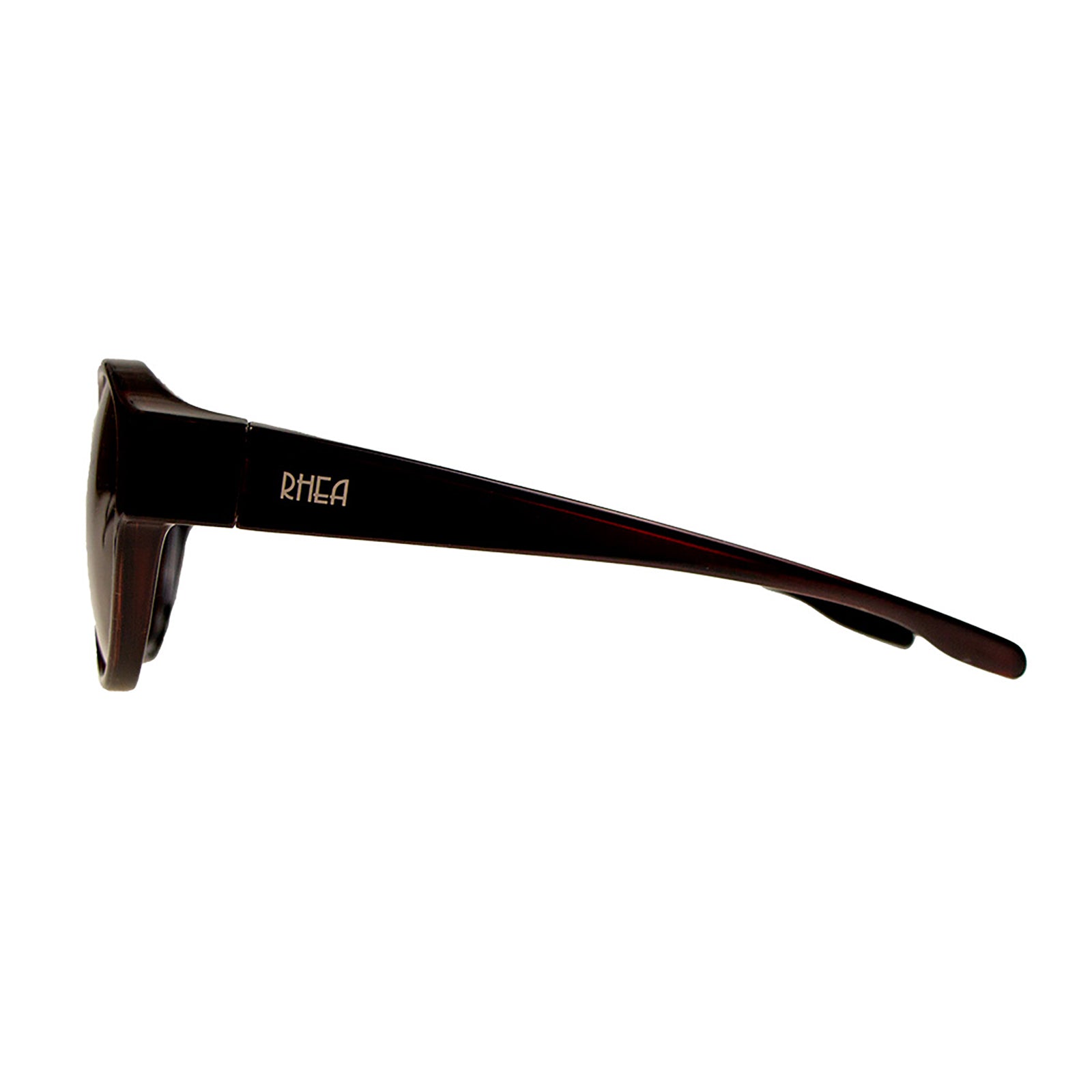 Überzieh-Sonnenbrille Rhea, für Brillenträger , Braun , Brillenträger Damen Herren Lotus-Effekt Polarisiert Unisex UV400 Überzieh-Sonnenbrille