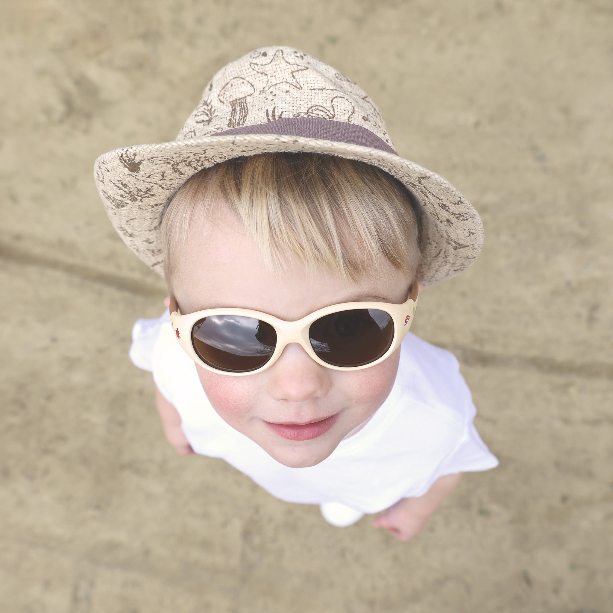 Baby-Sonnenbrille 6 - 24 Monate, Größe L , Forest , Baby HYTREL Jungen Kleinkind Lotus-Effekt Mädchen Polarisiert Unisex UV400