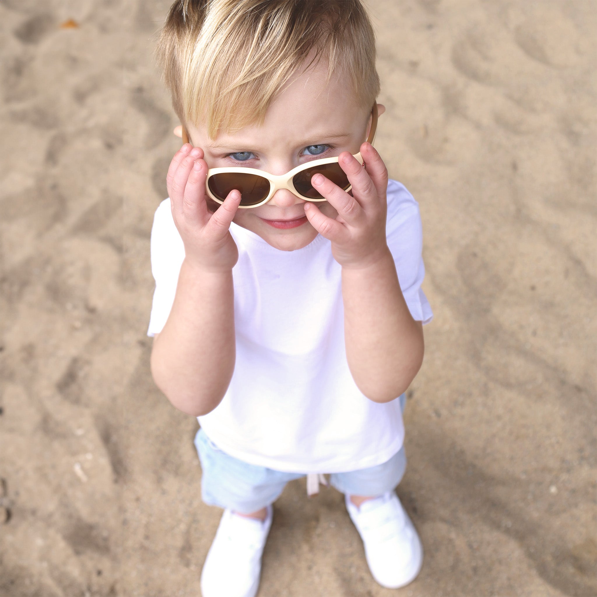 Baby-Sonnenbrille 6 - 24 Monate, Größe L , Forest , Baby HYTREL Jungen Kleinkind Lotus-Effekt Mädchen Polarisiert Unisex UV400