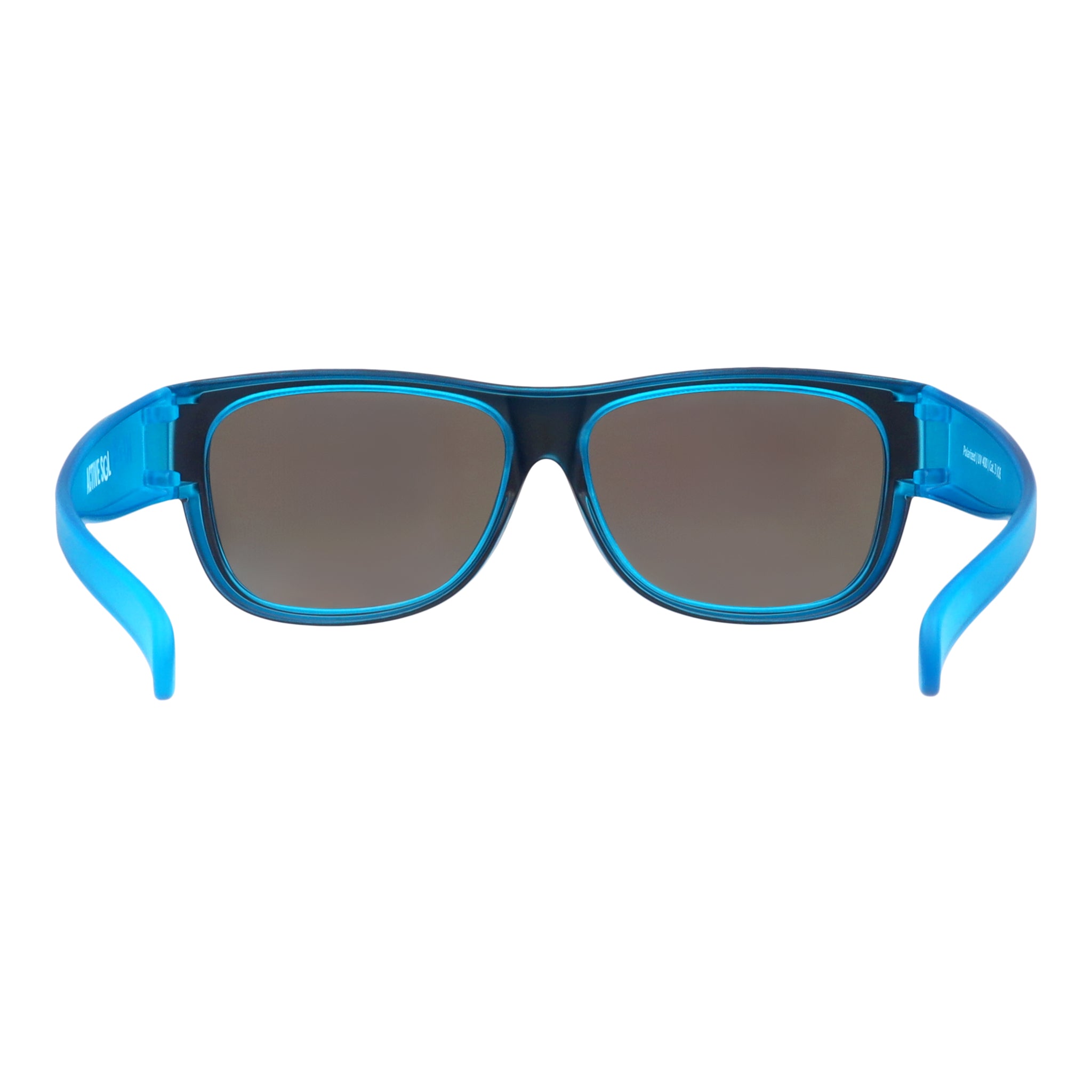 Kinder-Überzieh-Sonnenbrille HERO EYES, 5 – 10 Jahre , Blau verspiegelt , Brillenträger Jungen Lotus-Effekt Mädchen New Polarisiert Unisex UV400 Überzieh-Sonnenbrille