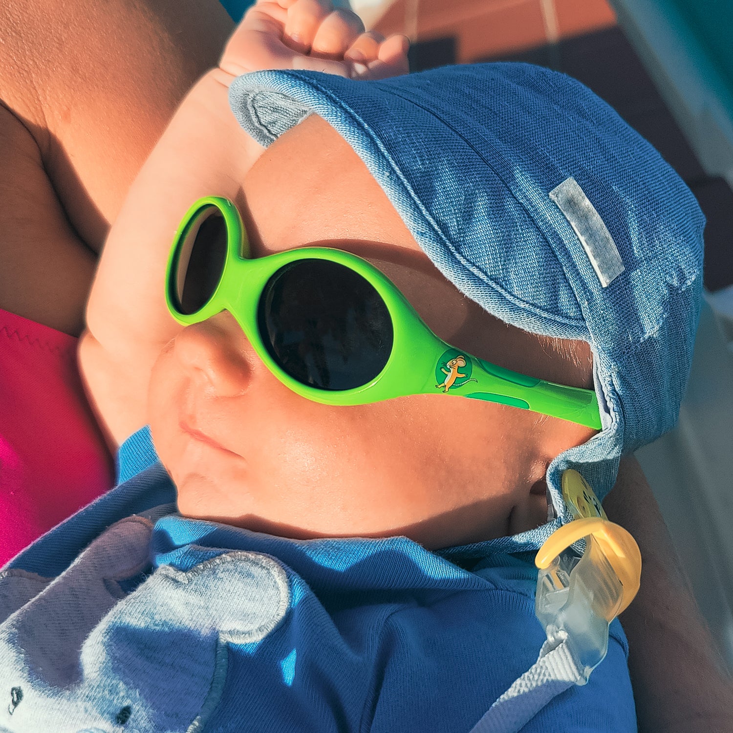 Baby-Sonnenbrille Grüffelo 0 - 18 Monate, Größe S , Lieblingsschmaus , Baby Jungen Kleinkind Lotus-Effekt Mädchen Polarisiert UV400