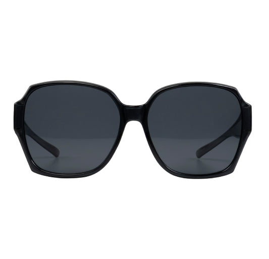 Überzieh-Sonnenbrille Hera, Damen , Schwarz , Brillenträger Damen Lotus-Effekt Polarisiert Unisex UV400 Überzieh-Sonnenbrille